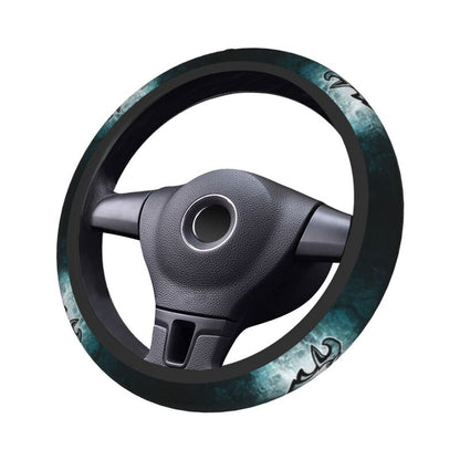 Philadelphia Eagles 2 Printed breathable elastic steering wheel anti slip cover
