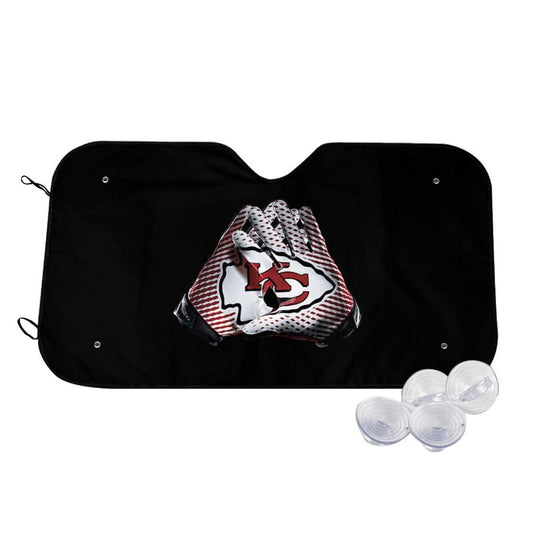 Kansas City Chiefs 3 Print suitable for front Car windshield sunshades Car windshield sunshades