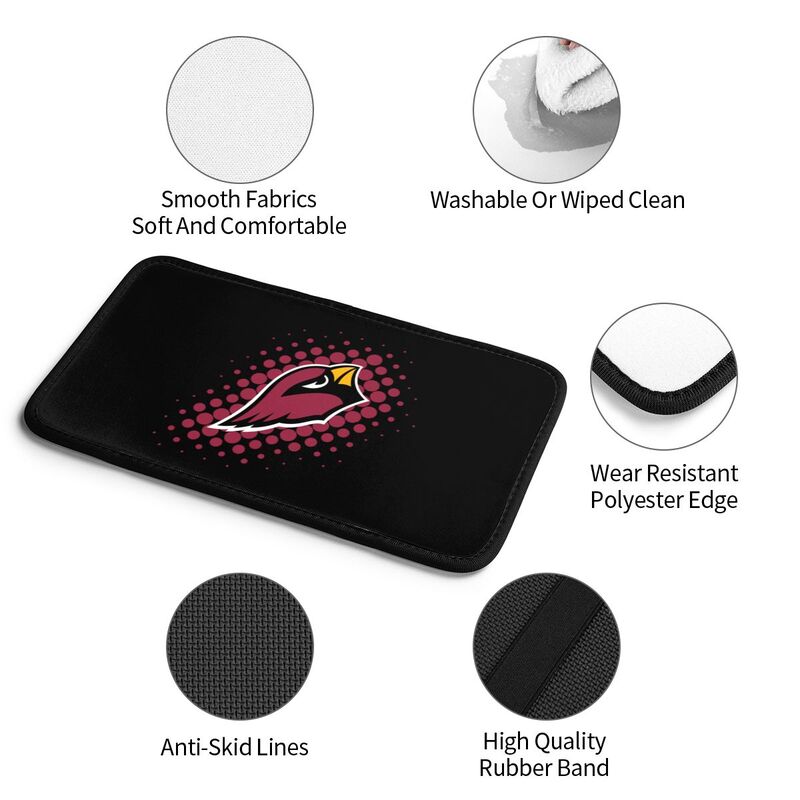 Arizona Cardinals Printed car armrest box cushion armrest protective cover