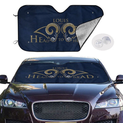 Los Angeles Rams 2 Print Car windshield sunshades is suitable for front Car windshield sunshades