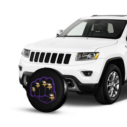 Minnesota Vikings Print tire protection cover car spare tire dust protection covers
