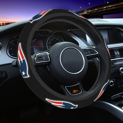 New England Patriots 1 Printed breathable elastic steering wheel cover
