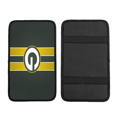 Green Bay Packers2 Printed car armrest box pad anti-abrasion pad
