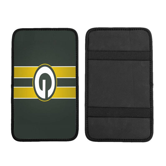 Green Bay Packers2 Printed car armrest box pad anti-abrasion pad