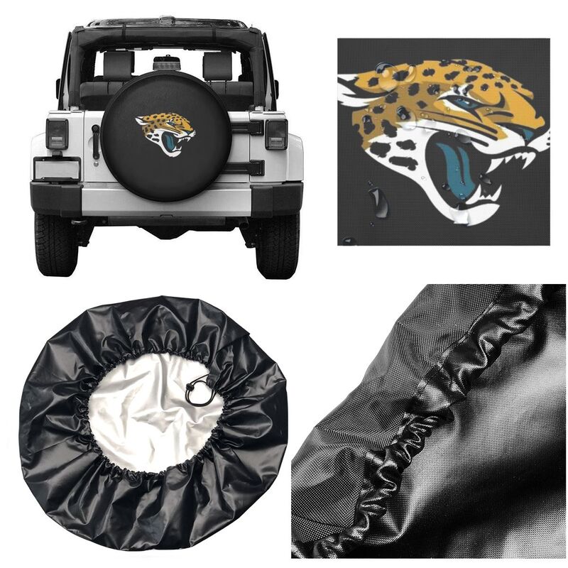 Jacksonville Jaguars Print tire protection covers car sunscreen tire protection covers