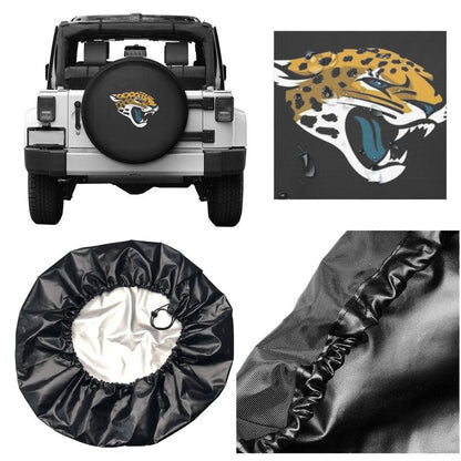 Jacksonville Jaguars Print tire protection covers car sunscreen tire protection covers