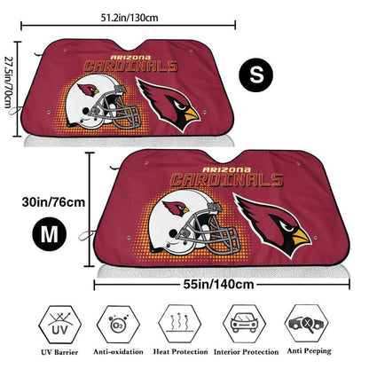 Arizona Cardinals Printing Car windshield sunshades is suitable car front windshield sunshades