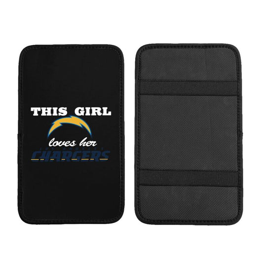 San Diego Chargers Printing car center console pad car armrest protective cover