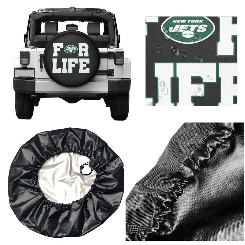 New York Jets Printing tire protection cover car spare tire dust protection cover
