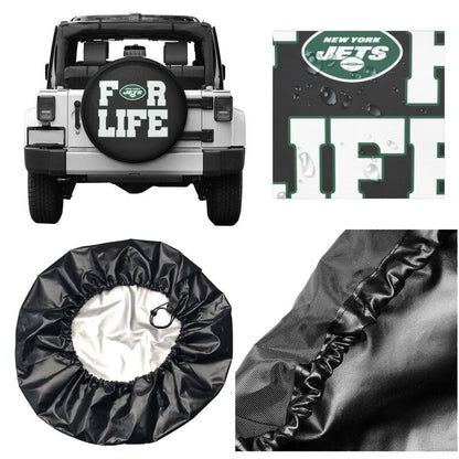 New York Jets Printing tire protection cover car spare tire dust protection cover