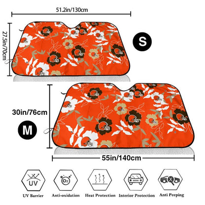Cleveland Browns Printed car windshield sunshade front windshield sunshade (multi size)