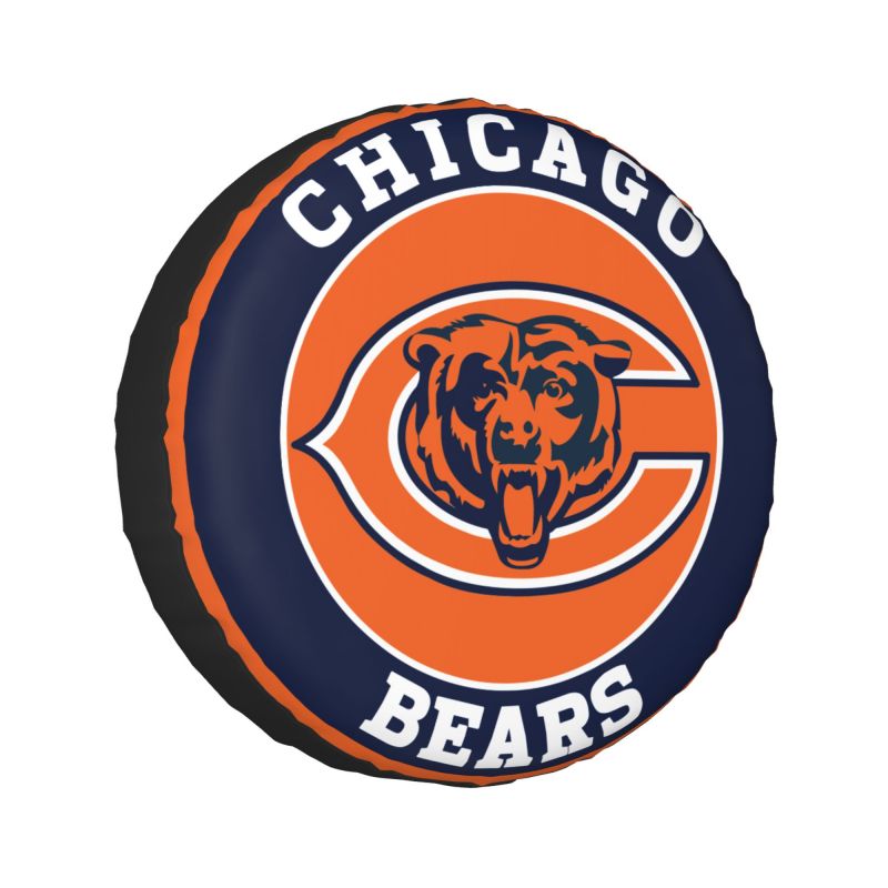 Chicago Bears Car tire protective cover waterproof and dustproof tire cover