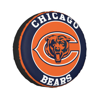 Chicago Bears Car tire protective cover waterproof and dustproof tire cover