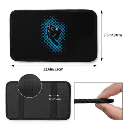 Carolina Panthers Printed car armrest box cushion armrest protective cover