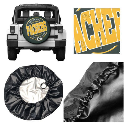 Green Bay Packers 3 Printed tire protection cover car spare tire dust protection cover