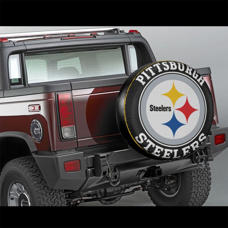 Pittsburgh Steelers 2 Printing car tire covers waterproof and dustproof protective covers