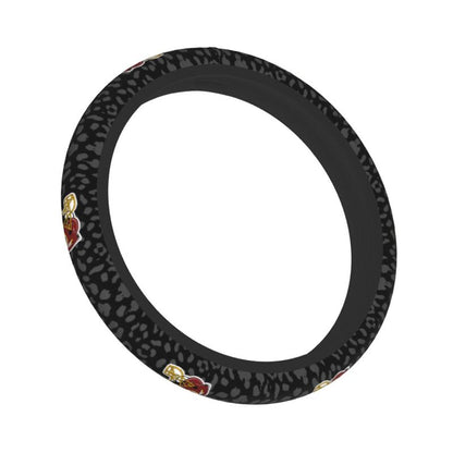 Washington Commanders 1 Printed elastic steering wheel cover car steering wheel protective cover