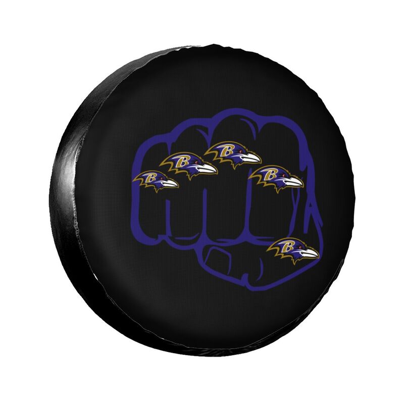 Baltimore Ravens Print tire protection cover car spare tire dust protection covers