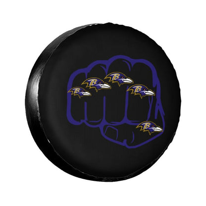 Baltimore Ravens Print tire protection cover car spare tire dust protection covers