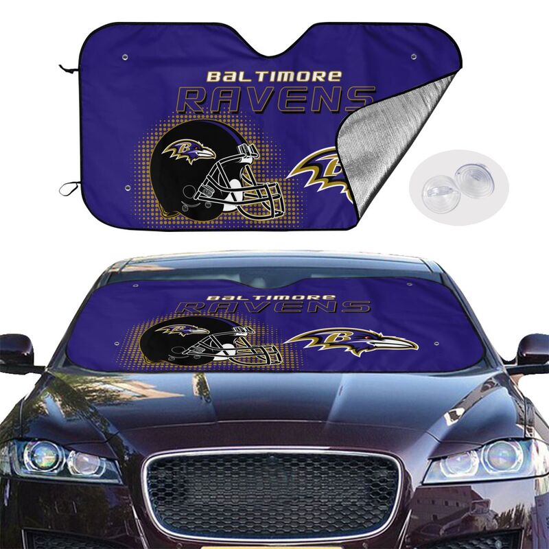 Baltimore Ravens Printing Car windshield sunshades is suitable car front windshield sunshades