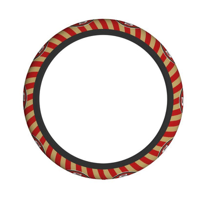 San Francisco 49ers 8 Printed breathable elastic steering wheel anti slip cover