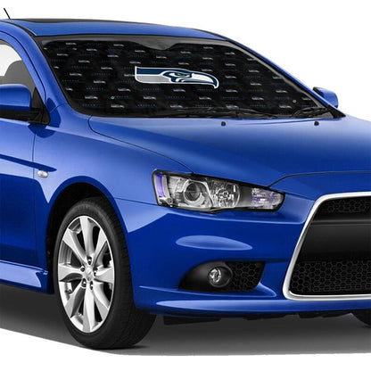Seattle Seahawks Printed is suitable for front Car windshield sunshades Car windshield sunshades