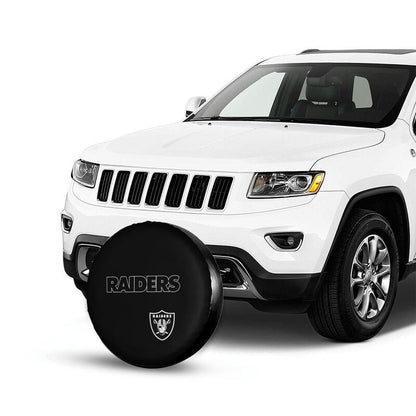 Las Vegas Raiders Printed car spare tire dust protection cover tire protection cover