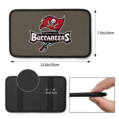Car armrest box pad Tampa Bay Buccaneers 6 Printed center armrest box pad protective pad