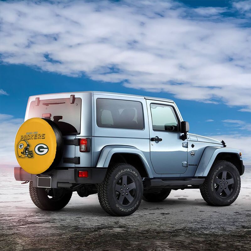 Green Bay Packers Print car tire protection cover car spare tire dust protection covers