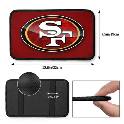 Car armrest box pad San Francisco 49ers 1 Printed central armrest box cushion protective pad