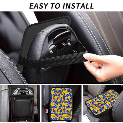 Los Angeles Rams printing Center console armrest pad car armrest protective cover car
