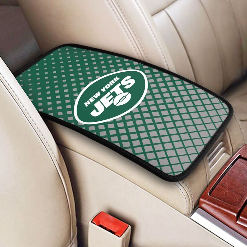 New York Jets Car handrail box cushion Personalized printed car armrest cover