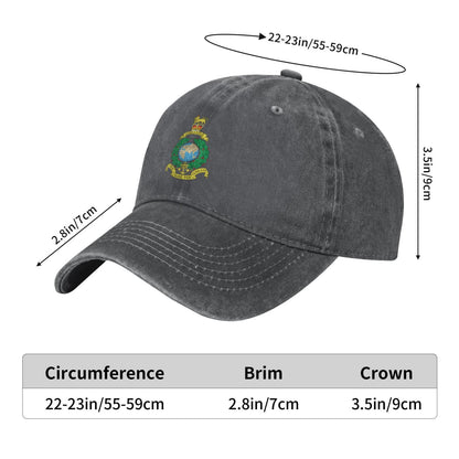 RoyalMarineBadge Printed unisex baseball cap adjustable cap outdoor trucker hat veterans Gifts