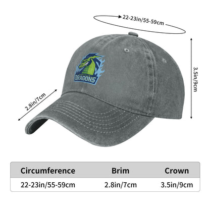 Danville Dragons Logo Printed unisex baseball cap adjustable cap outdoor sun hats trucker hat