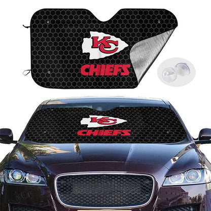 Kansas City Chiefs Printed is suitable front Car windshield sunshades Car windshield sunshades