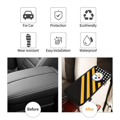 Pittsburgh Steelers Protective pad for armrest box of printing vehicle
