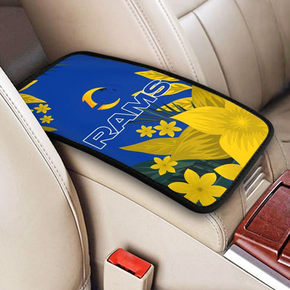 Los Angeles Rams Car armrest box protective cover car center console armrest pad