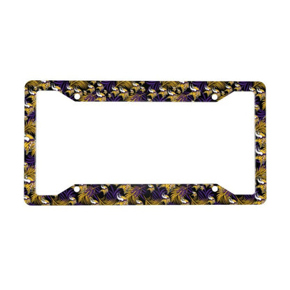 Minnesota Vikings Print Car license plate frame four hole license plate holder (one pair)