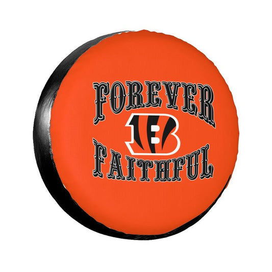 Cincinnati Bengals Printing car spare tire dust protection cover tire protection cover