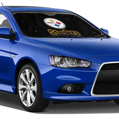 Pittsburgh Steelers 2 Printed suitable for front Car windshield sunshades Car windshield sunshades