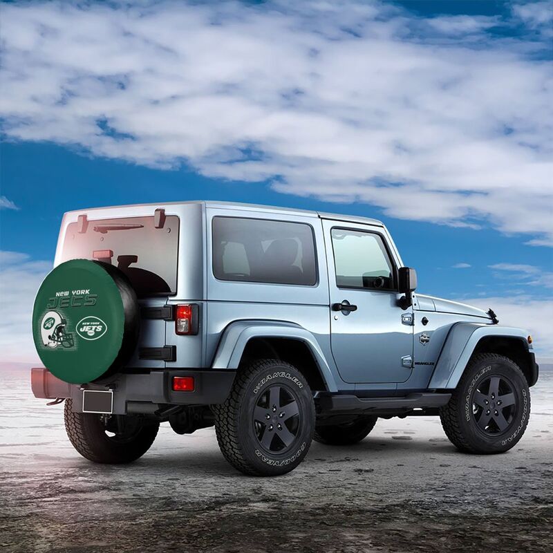 New York Jets Print car tire protection cover car spare tire dust protection covers