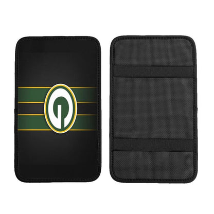 Car armrest box pad Green Bay Packers 6 Printed central armrest box pad protective pad
