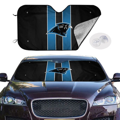 Carolina Panthers Print suitable for front Car windshield sunshades Car windshield sunshades