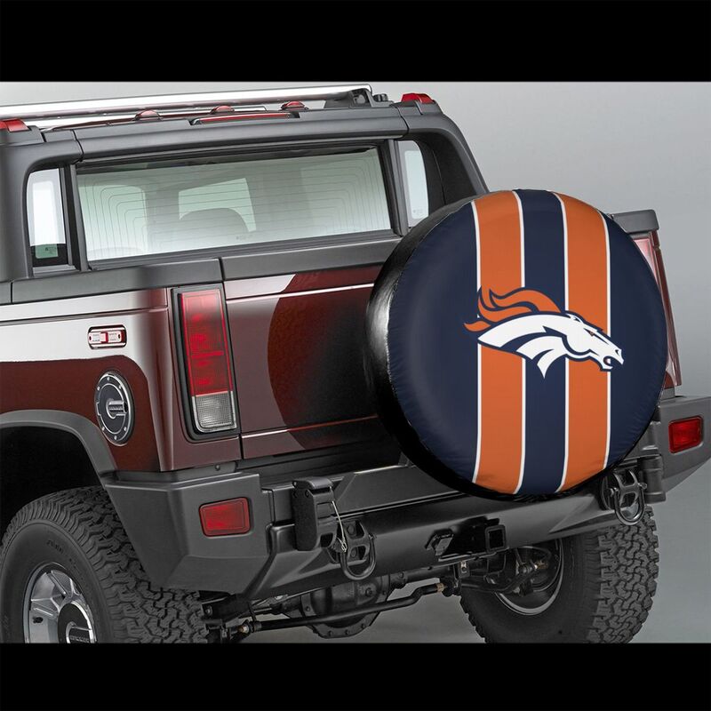 Denver Broncos 2 Tyre protective cover car dustproof sunscreen tyre protective cover