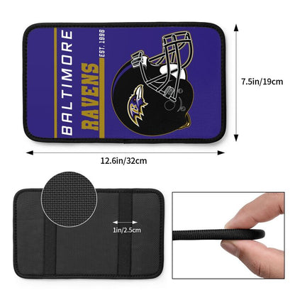 Baltimore Ravens Print car armrest box cushion armrest protective cover