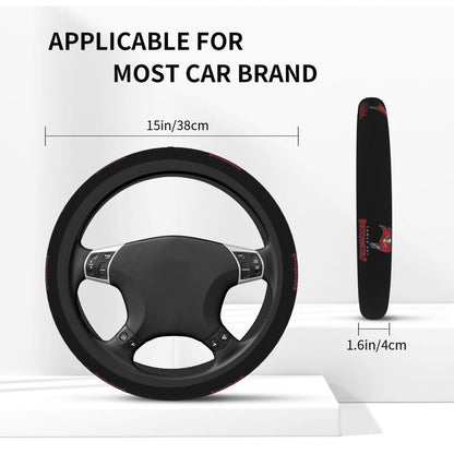 Tampa Bay Buccaneers 2 Printed car protective cover elastic steering wheel cover