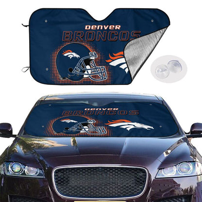 Denver Broncos Printing Car windshield sunshades is suitable car front windshield sunshades