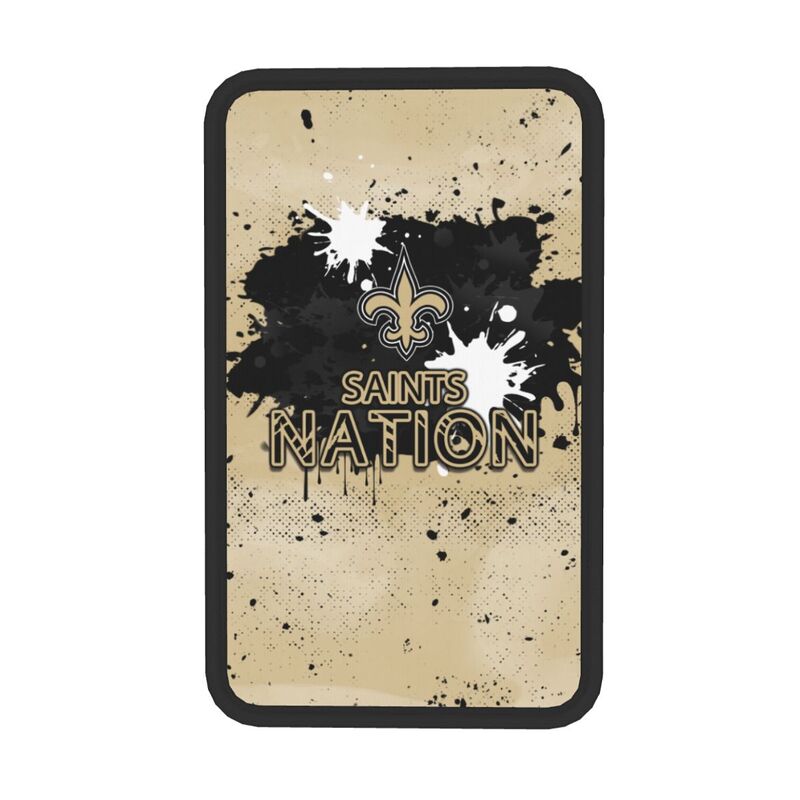 New Orleans Saints print car center console armrest pad Car armrest box protective cover