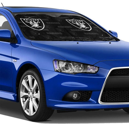 Las Vegas Raiders Print Car windshield sunshades is suitable for front Car windshield sunshades