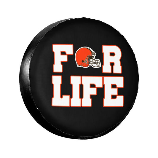 Cleveland Browns Printing tire protection cover car spare tire dust protection cover